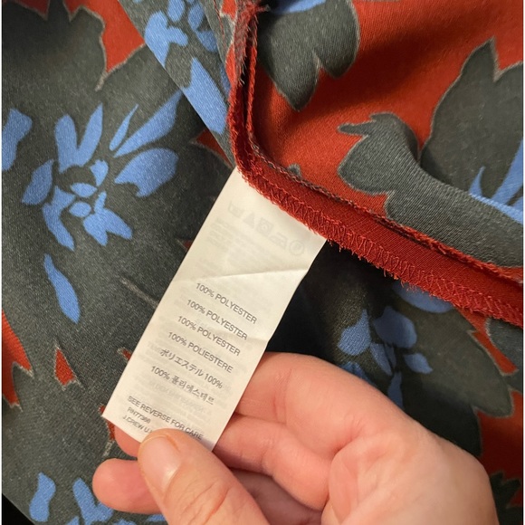 J. Crew Firework Floral Print Elastic Waist Ankle Crop Pants Size 10 - Picture 6 of 6